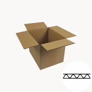 Einwelliger Versandkarton