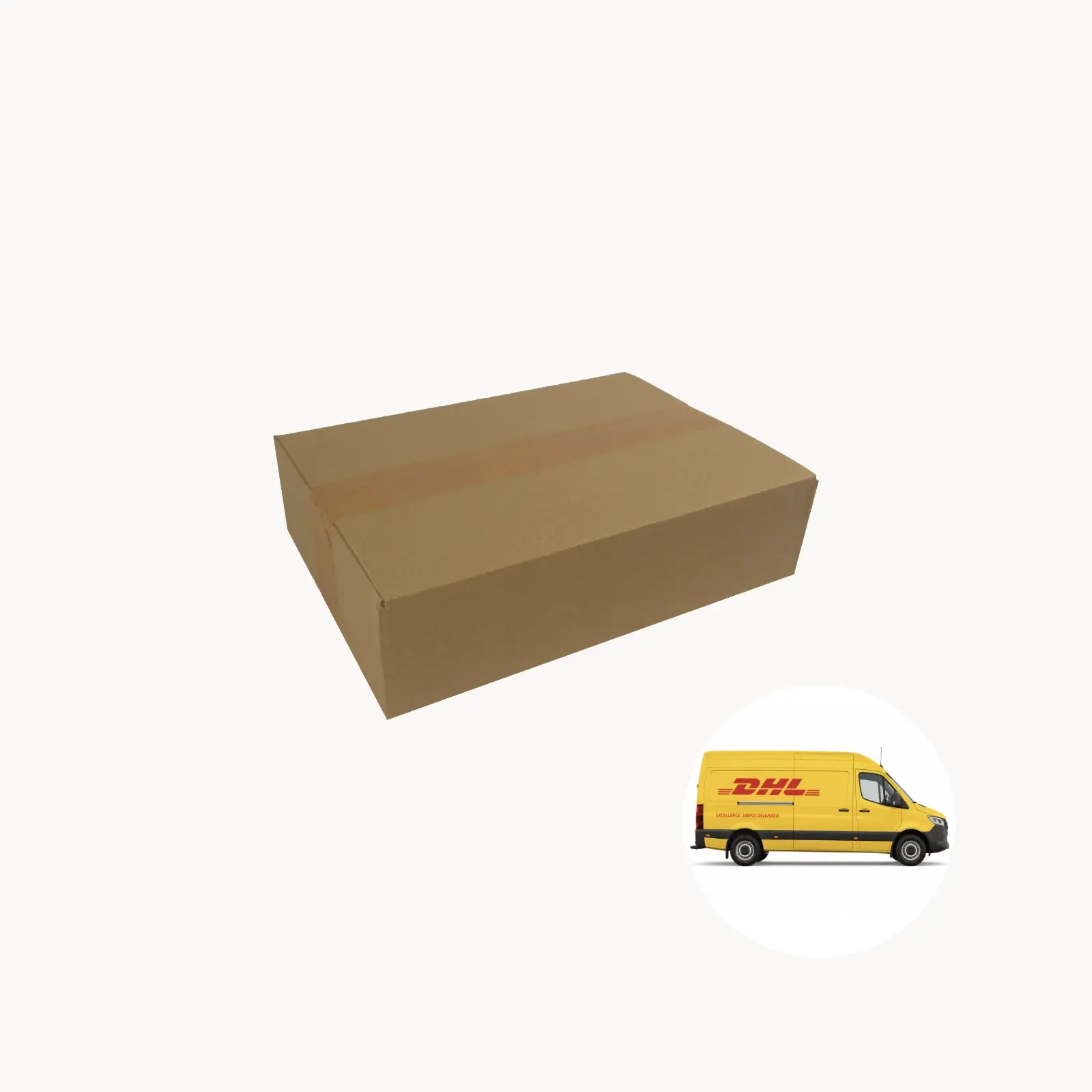 Versandkartons für den Versand mit der DHL
