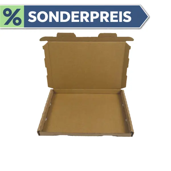 Großbrief-Karton 23x16x2 cm braun DIN A5 Faltschachtel
