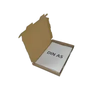 Großbrief-Karton 23x16x2 cm braun DIN A5 Faltschachtel