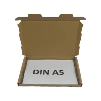 Großbrief-Karton 23x16x2 cm braun DIN A5 Faltschachtel