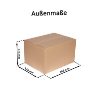 Karton 45x34x26 cm - Versandkarton 455x340x265 mm