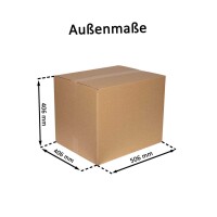 Karton 50x40x40 cm - Versandkarton 500x400x400 mm