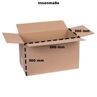 Karton 50x30x30 cm - Versandkarton 500x300x300 mm