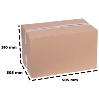Karton 50x30x30 cm - Versandkarton 500x300x300 mm