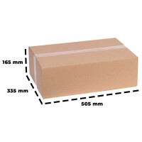 Karton 50x33x15 cm - Versandkarton 500x330x155 mm