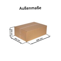 Karton 60x40x20 cm - Versandkarton 600x400x200 mm
