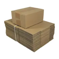 Karton 20x15x9 cm für Hermes Päckchen & GLS XS Paket Versandkarton 200 x 150 x 90 mm Faltkarton Fefco 0201