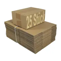 Karton 20x15x9 cm für Hermes Päckchen & GLS XS Paket Versandkarton 200 x 150 x 90 mm Faltkarton Fefco 0201