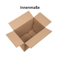 Karton 38x24x31 cm - Versandkarton 380x240x310 mm - zweiwelliger Faltkarton