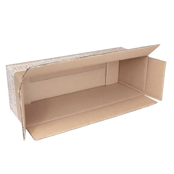 Flaschenkarton 43 x 13 x 13 cm mit Fixier-Einlage