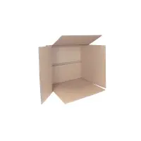 Flaschenkarton 43 x 40 x 13 cm mit Fixier-Einlage