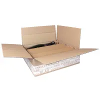 Flaschenkarton 43 x 40 x 13 cm mit Fixier-Einlage