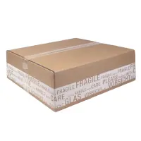 Flaschenkarton 43 x 40 x 13 cm mit Fixier-Einlage