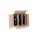 Flaschenkarton 43 x 40 x 13 cm mit Fixier-Einlage