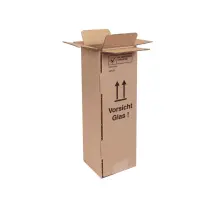 Flaschenkarton 105 x 105 x 360 mm für 1 Flasche...