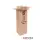 Flaschenkarton 105 x 105 x 360 mm für 1 Flasche inkl. Fixiereinlage