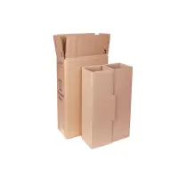 Flaschenkarton 205 x 105 x 384 mm für 2 Flaschen