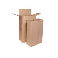 Versandhülse aus Wellpappe für 2 Flaschen
