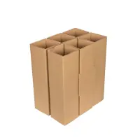 Versandhülse aus Wellpappe für 6 Flaschen