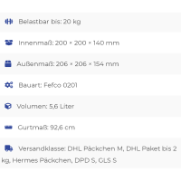 Karton 20x20x14 cm Versandkarton für Hermes Päckchen 200 x 200 x 140 mm Faltkarton Fefco 0201