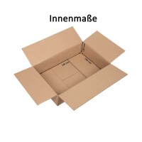 Karton 53x33x12 cm - Versandkarton 535x335x125 mm - zweiwelliger Faltkarton