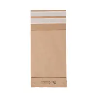 Retouren-Versandtasche aus Papier 300x190x50 mm mit 2 Klebestreifen Aufreißfaden Blockboden