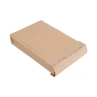 Retouren-Versandtasche aus Papier 300x190x50 mm mit 2 Klebestreifen Aufreißfaden Blockboden