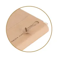 Retouren-Versandtasche aus Papier 300x190x50 mm mit 2 Klebestreifen Aufreißfaden V-boden
