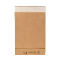 Retouren-Versandtasche aus Papier 300x190x50 mm mit 2 Klebestreifen Aufreißfaden V-boden