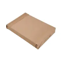 Retouren-Versandtasche aus Papier 350x250x50 mm mit 2 Klebestreifen Aufreißfaden Blockboden