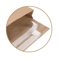 Retouren-Versandtasche aus Papier 410x260x70 mm mit 2...