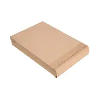 Retouren-Versandtasche aus Papier 410x260x70 mm mit 2 Klebestreifen Aufreißfaden Blockboden