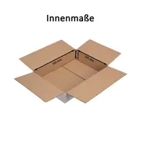 Versandkarton DHL Kleinpaket 350x250x80 mm - Weißer Karton