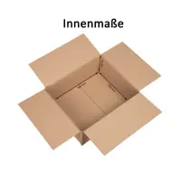 Karton 35x30x15 cm - Versandkarton 350 x 295 x 145 mm - Fefco 0201 Faltkarton