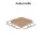 Karton 35x35x5 cm - Versandkarton 350 x 350 x 55 mm - Fefco 0201 Faltkarton