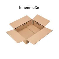 Karton 50x35x12 cm - Versandkarton 500 x 350 x 115 mm -2-welliger Faltkarton