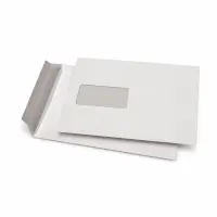 Briefumschlag DIN C5 mit Fenster - Haftklebung -...