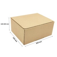 Automatikboden-Karton 30,5 x 21,6 x 13-22 cm