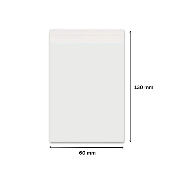 Druckverschlussbeutel 130 x 60 mm 50 µm