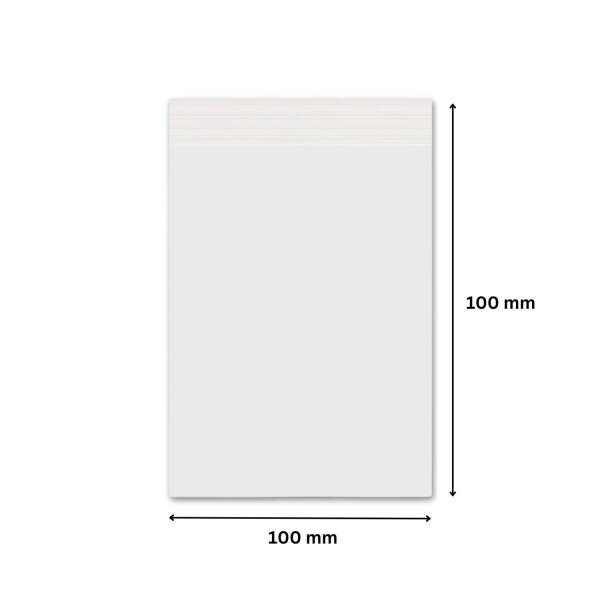 Druckverschlussbeutel 100 x 100 mm 50 µm