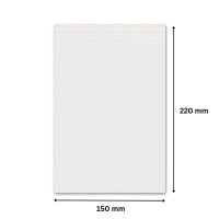 Druckverschlussbeutel 220 x 150 mm 50 µm