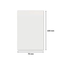 Druckverschlussbeutel 100 x 70 mm 90 µm