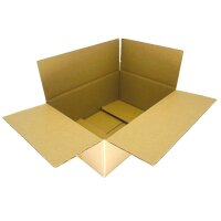 Karton 25,5 x 18 x 11 cm - Versandkarton Fefco 0201 - Faltkarton 1-wellig