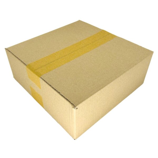 Karton 25,5 x 25,5 x 21 cm - Versandkarton Fefco 0201 - Faltkarton 1-wellig