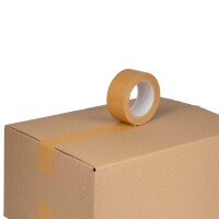Papierklebeband - Naturkautschukkleber - 50 m Länge - 50 mm Breite - 130 my Stärke