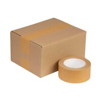 Papierklebeband - Naturkautschukkleber - 50 m Länge - 50 mm Breite - 130 my Stärke