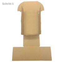 Faltschachtel 16 x 11 x 13 cm - Versandkarton Fefco 0426