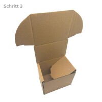 Faltschachtel 16 x 11 x 13 cm - Versandkarton Fefco 0426