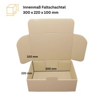 Faltschachtel 31 x 23 x 11 cm - Versandkarton Fefco 0426